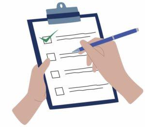 checklist en rentrant dans un logement